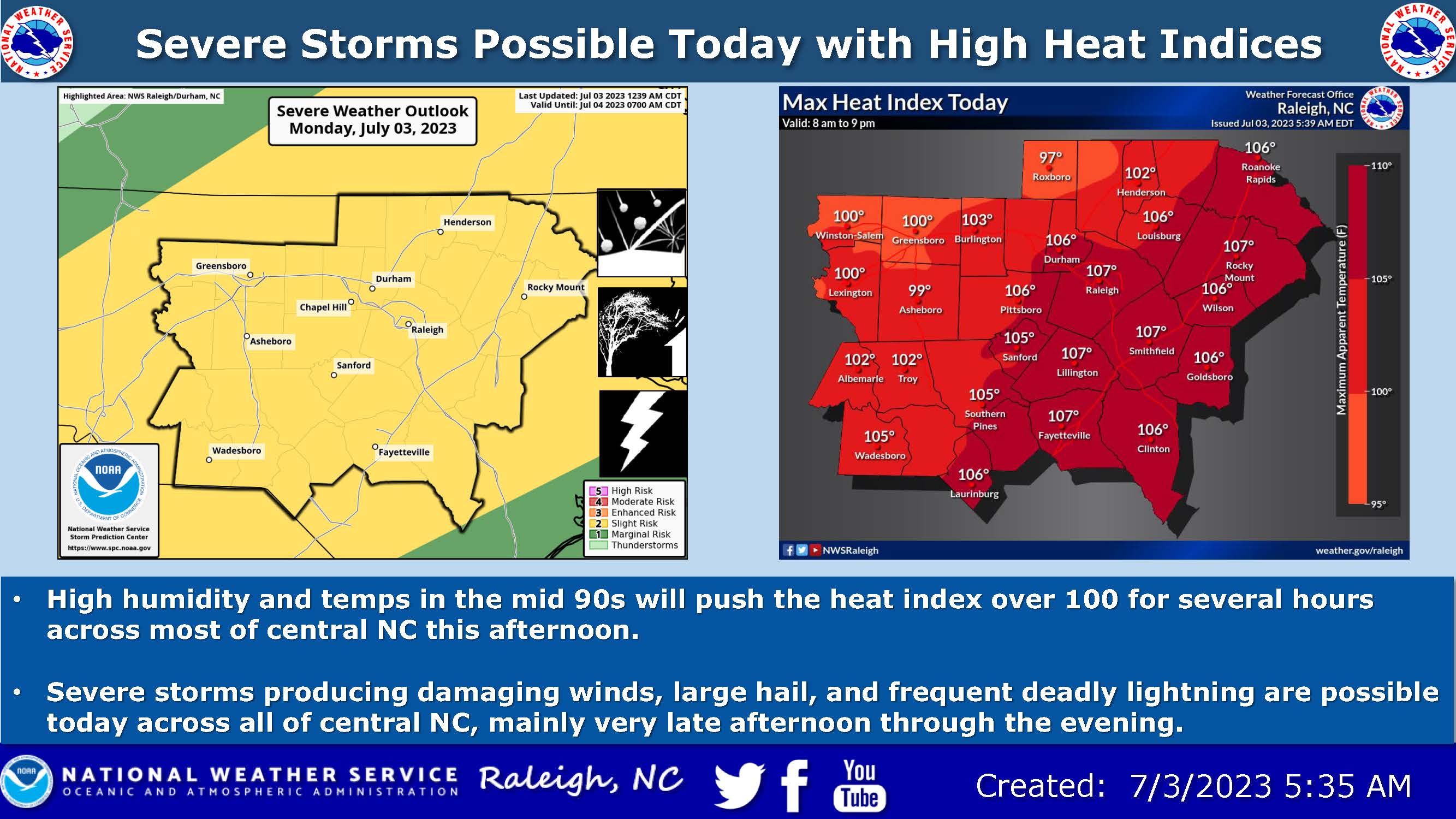 NWSRaleighLatestBriefing_20230703_0610