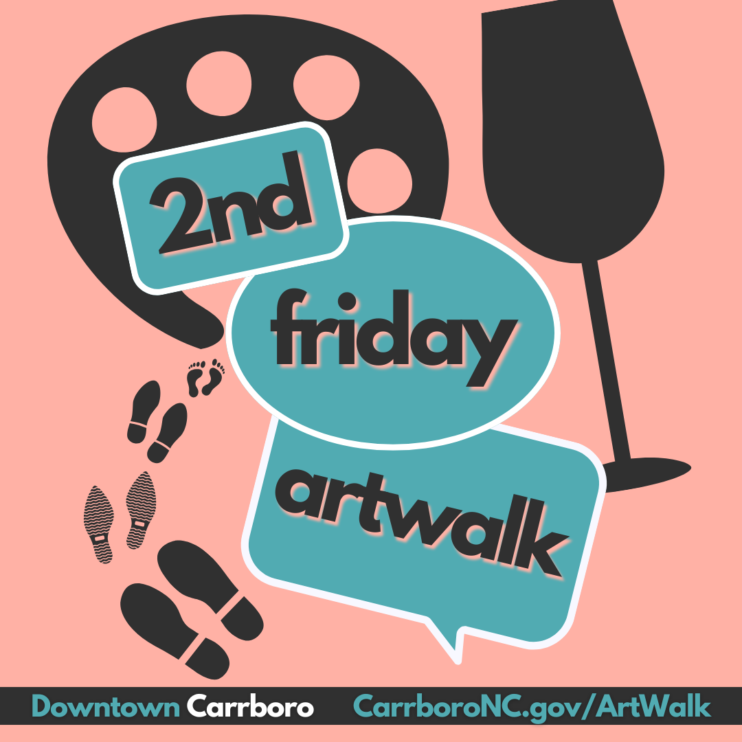 2nd friday art walk graphic
